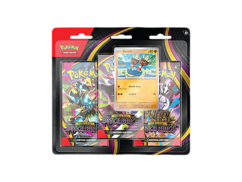 Blister 3 pack Pitch Black