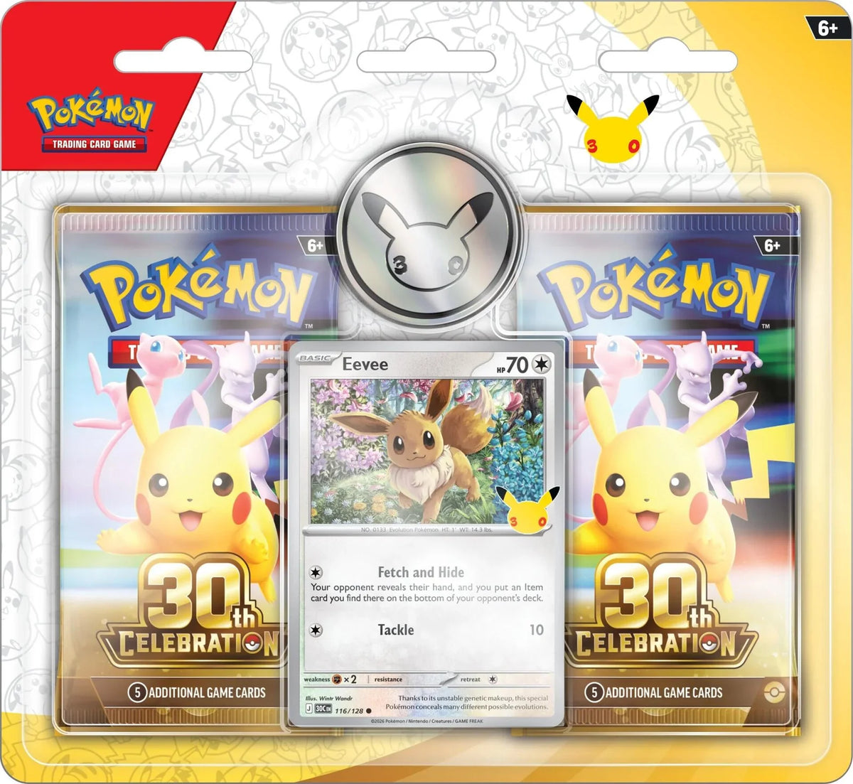 Double Pack Blister Pokemon 30th Anniversary