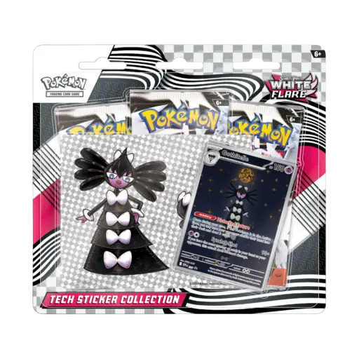 White Flare Tech Sticker Collection