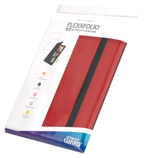 Ultimate Guard Flexxfolio 360 18-Pocket Xenoskin Red
